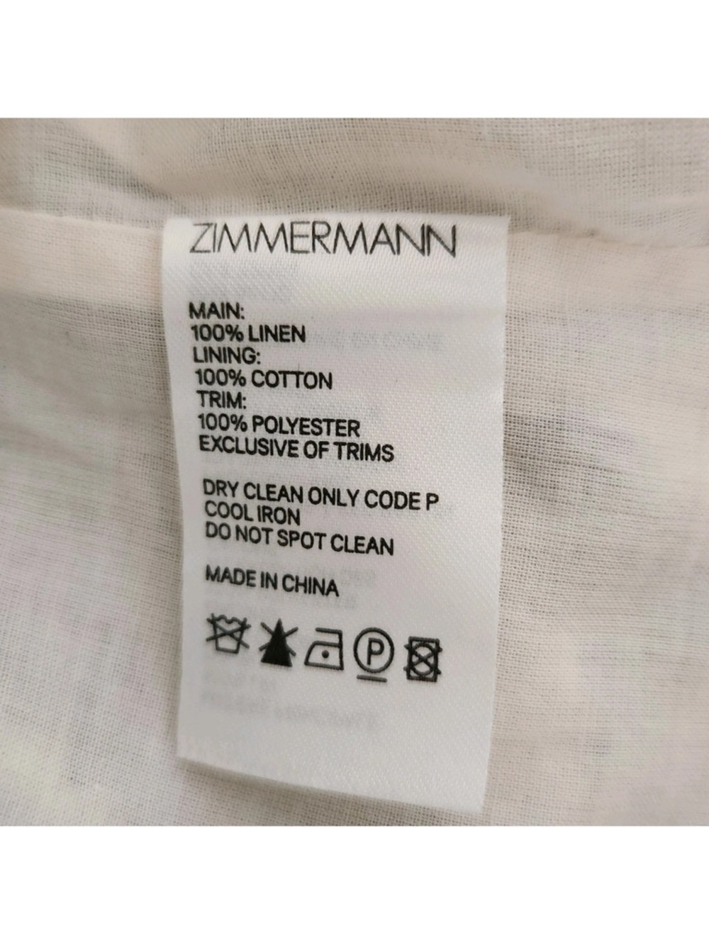 Zimmermann Edie Border High Neck Dress Size 1 / AU 10 / US 6. Long Sleeve. - Picture 6 of 8